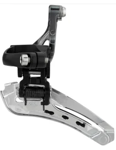 Voorderailleur 2 x 10 speed Shimano Tiagra FD-4700 ø28,6 - ø31,8 mm klem / down-pull 61-66° - 46-53T - Zwart/Zilver 2