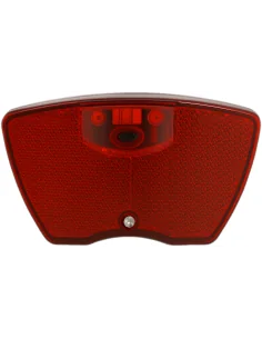 Dragerachterlicht Edge City - 3 leds -80mm- inclusief batterijen (op kaart)