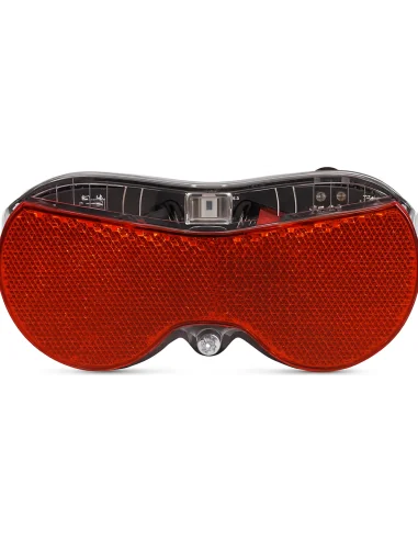 Dragerachterlicht Edge Safe - Led - 80mm incl batterijen