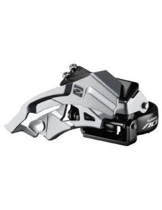 Voorderailleur 3 x 9-speed Shimano Acera M3000 top swing / dual pull  40T - Zwart/Zilver