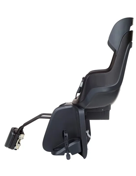 Kinderzitje achter Bobike Go Maxi RS met framebevestiging (FF) en slaapstand - urban black