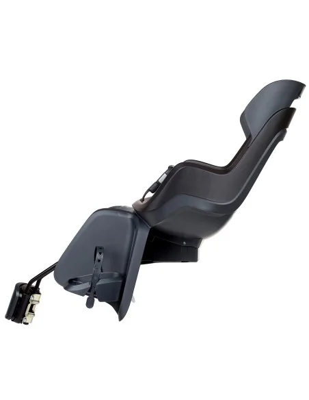 Kinderzitje achter Bobike Go Maxi RS met framebevestiging (FF) en slaapstand - urban black