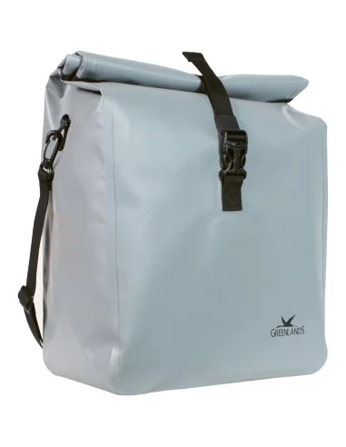 Enkele fietstas Greenlands Urban Style waterproof 1 -18 liter 27 x 49 x 14 cm - licht grijs