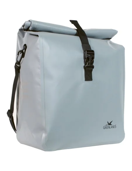 Enkele fietstas Greenlands Urban Style waterproof 2 - 23 liter 31 x 50 x 15 cm - licht grijs