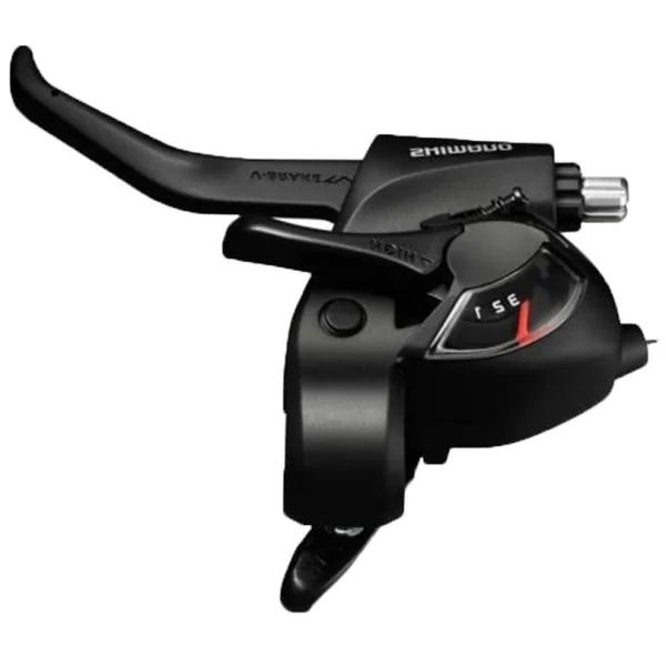 Versteller (links) met remhendel 3 speed Shimano Tourney ST-TX800 - 2-vingers - zwart