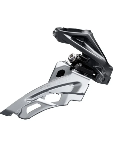 Voorderailleur 3 x 10-speed Shimano Deore FC-M6000 side swing - hoge klem 40-42T - Zwart/Zilver