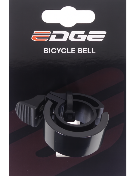 Fietsbel Edge AeroRing - zwart