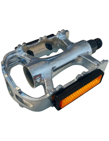 Pedaalset MTB/Trekking Edge Luxe aluminium - zilver