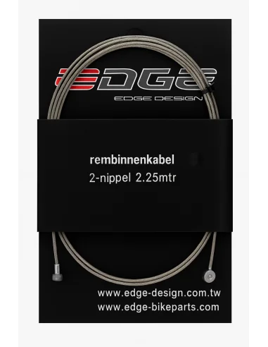 Rem binnenkabel Edge 2250 mm met 2 nippels
