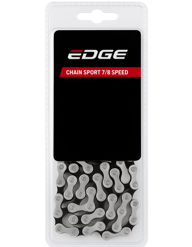 Fietsketting 7/8 speed Edge Sporty - zilver
