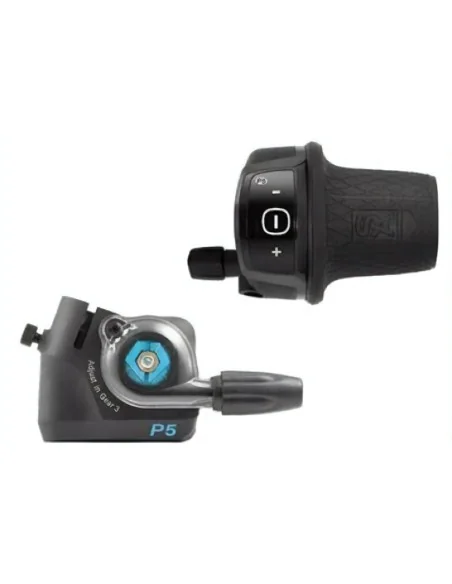 Draaiversteller 5 speed Sunrace met clickbox passend op SRAM S5