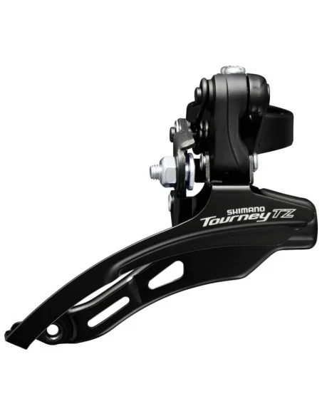 Voorderailleur 6/7-speed Shimano Tourney TZ FD-TZ510 down swing - met hoge klem ø31,8 mm - 48T - Zwart/Zilver