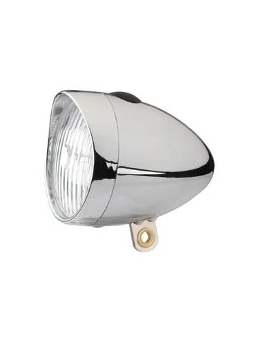 Koplamp Edge Retro 3 led aan/uit - incl. batterijen - chroom