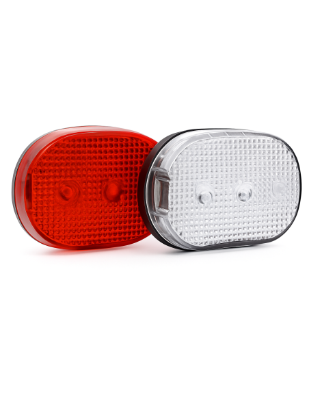 Verlichtingset Edge City - 3 Led - voor + achter - inclusief batterijen