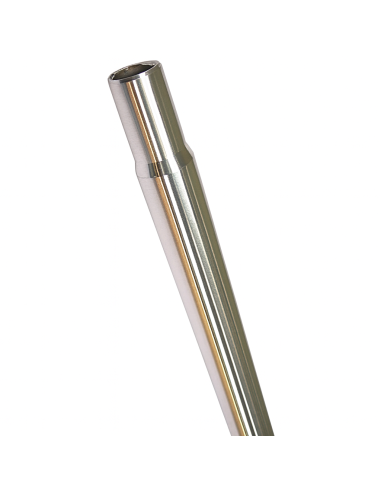 Zadelpen kaars Edge ø25,4 mm / 300 mm aluminium - zilver