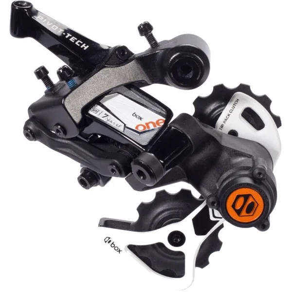 Achterderailleur "down-hill" 7-speed Box Components One met korte kooi - zwart