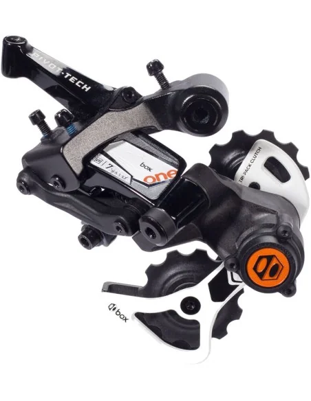 Achterderailleur "down-hill" 7-speed Box Components One met korte kooi - zwart