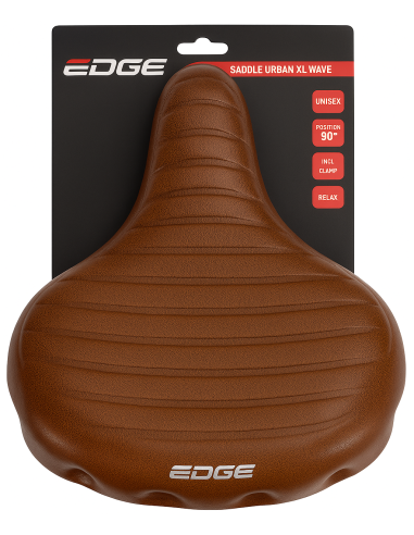 Fietszadel Edge Urban XL Wave - bruin