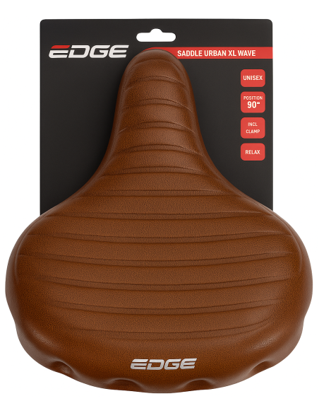 Fietszadel Edge Urban XL Wave - bruin