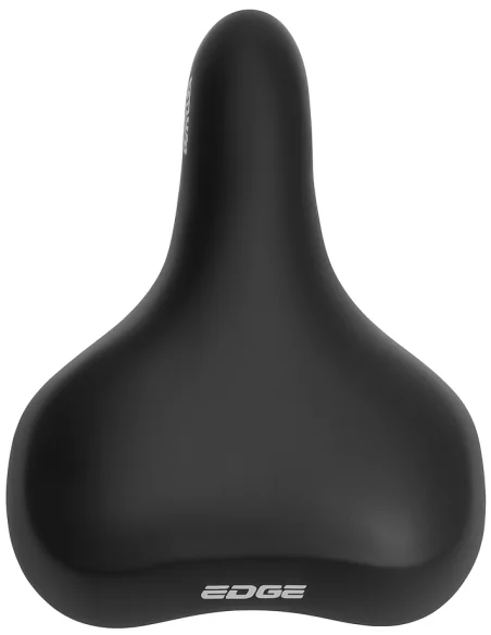 Fietszadel Edge Towny met memory foam - zwart