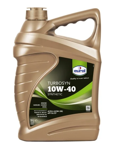 Olie Eurol 10W-40 Turbosyn 5-Liter