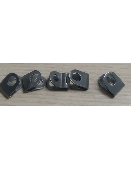 RVS bevestigingsclip voor Eurofender spatbordstang - 5 stuks