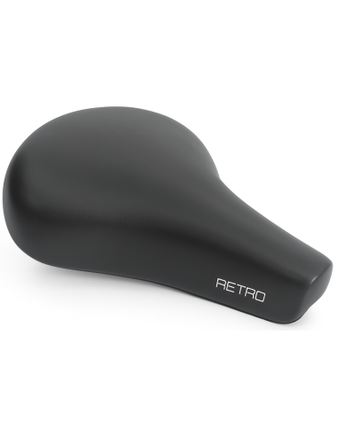 Fietszadel Edge City Retro - zwart (werkplaatsverpakking)