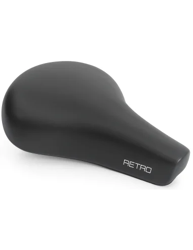 Fietszadel Edge City Retro - zwart (werkplaatsverpakking)