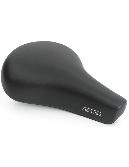 Fietszadel Edge City Retro - zwart (werkplaatsverpakking)