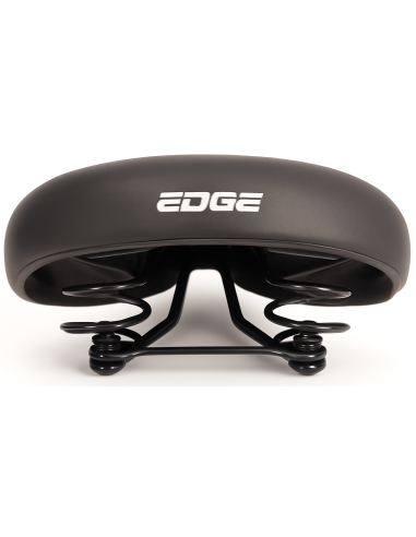 Fietszadel Edge City Retro - zwart (werkplaatsverpakking)