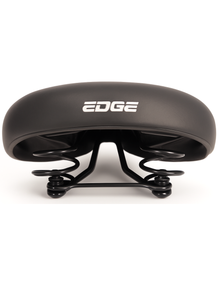 Fietszadel Edge City Retro - zwart (op kaart)