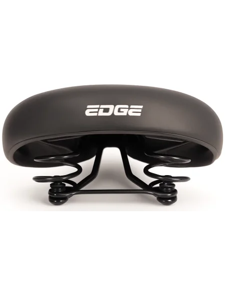 Fietszadel Edge City Retro - zwart (op kaart)