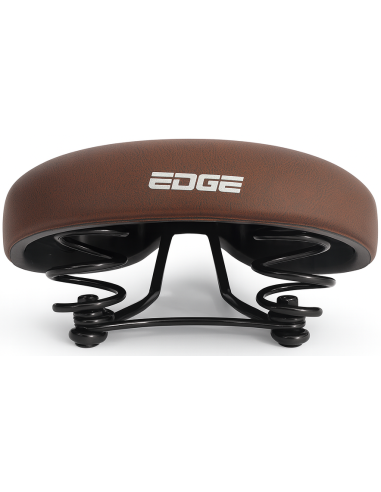 Fietszadel Edge City Retro - donkerbruin (werkplaatsverpakking)