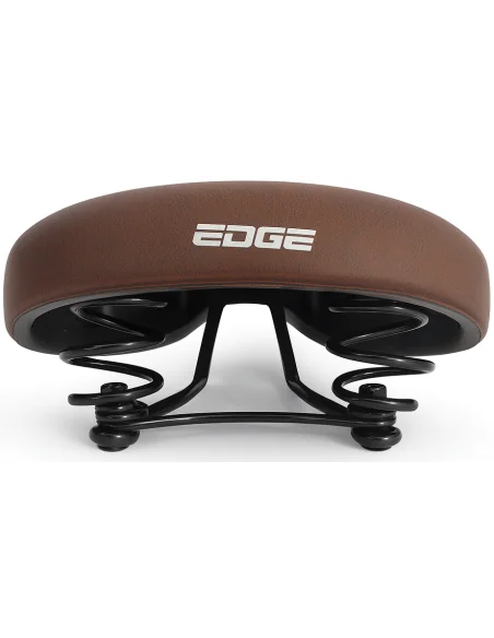 Fietszadel Edge City Retro - donkerbruin (werkplaatsverpakking)