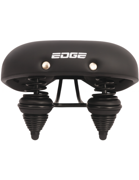 Fietszadel Edge Urban - zwart (werkplaatsverpakking)