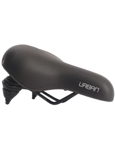 Fietszadel Edge Urban - zwart