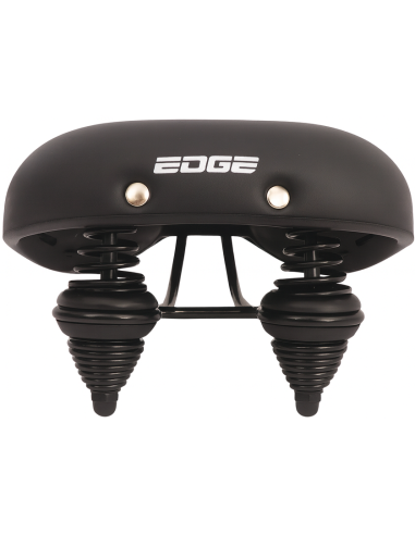 Fietszadel Edge Urban - zwart