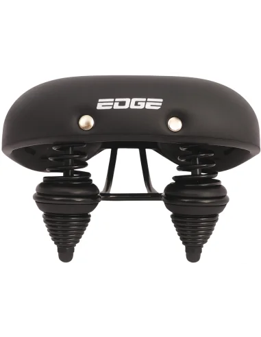 Fietszadel Edge Urban - zwart