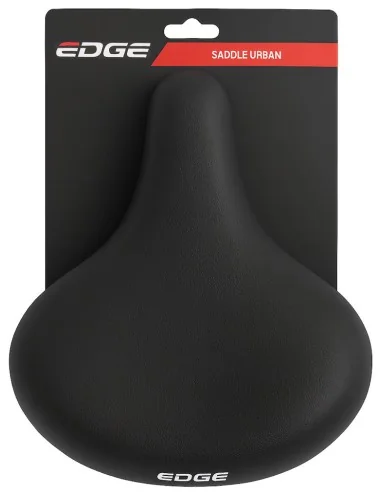 Fietszadel Edge Urban - zwart
