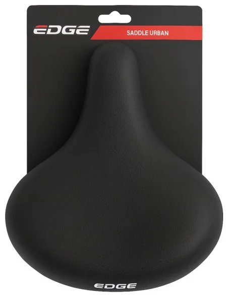 Fietszadel Edge Urban - zwart