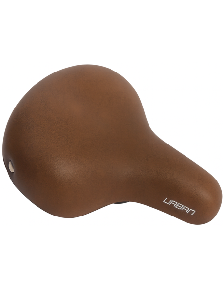 Fietszadel Edge Urban - mat donkerbruin (werkplaatsverpakking)