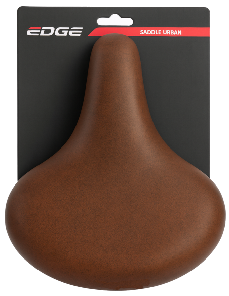 Fietszadel Edge Urban - mat donkerbruin (op kaart)