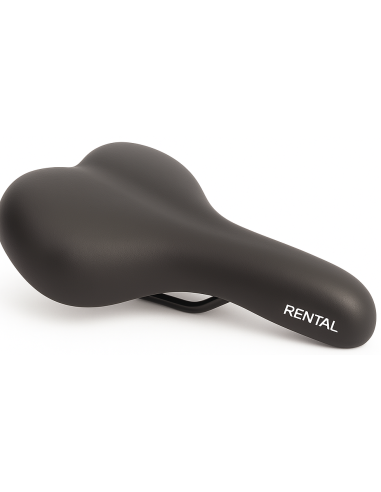 Fietszadel Edge City Rental - zwart (werkplaatsverpakking)