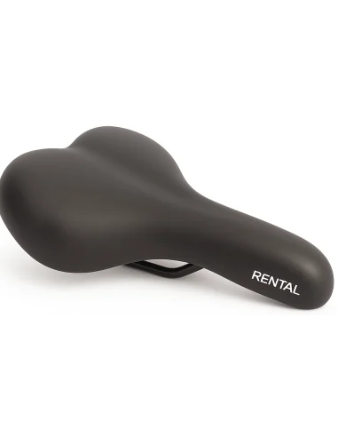 Fietszadel Edge City Rental - zwart (werkplaatsverpakking)