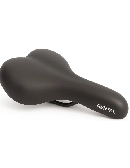 Fietszadel Edge City Rental - zwart (op kaart)