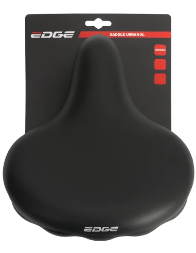 Fietszadel Edge Urban XL - zwart (op kaart)