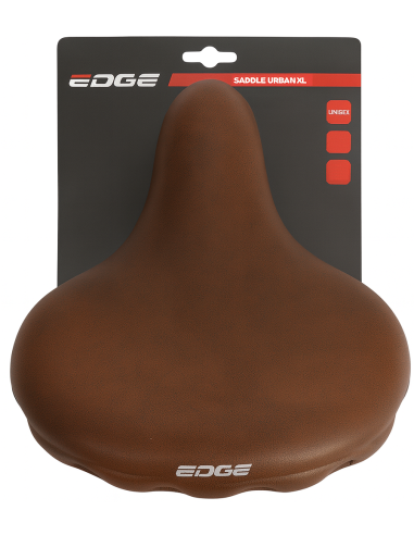 Fietszadel Edge Urban XL - mat donkerbruin