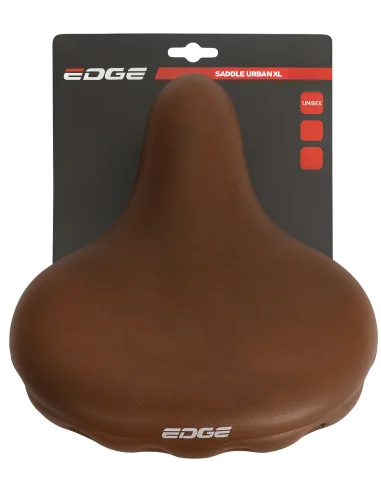 Fietszadel Edge Urban XL - mat donkerbruin