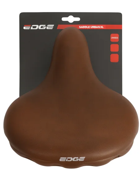 Fietszadel Edge Urban XL - mat donkerbruin