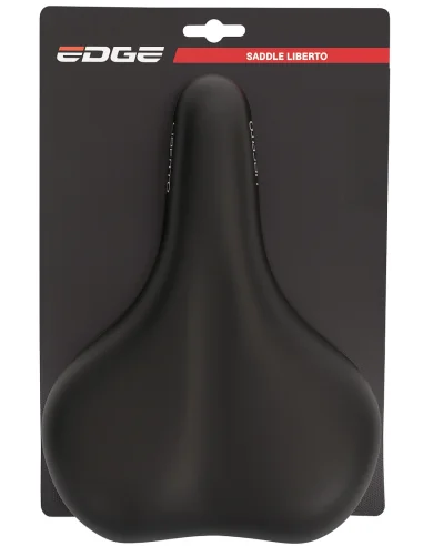 Fietszadel Edge Liberto - zwart (op kaart)